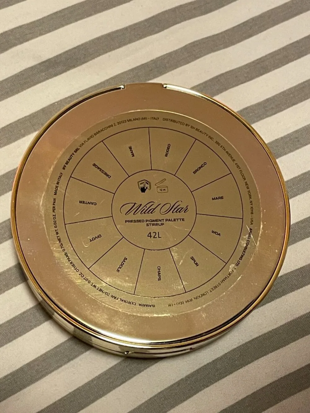 Isamaya Beauty Wild Star Eyeshadow Palette NEW w/out box